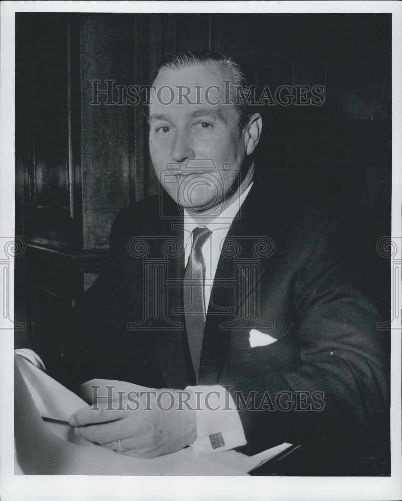 1966 Press Photo Anthony Greenwood new Minister of Housing - Historic Images