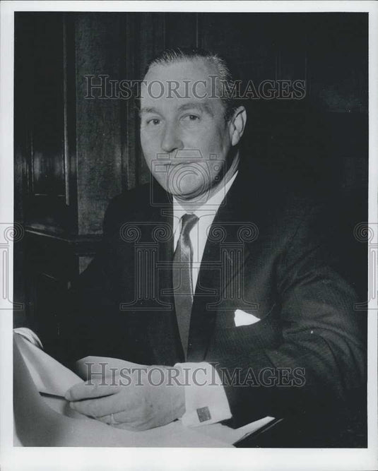 1966 Press Photo Anthony Greenwood new Minister of Housing - Historic Images