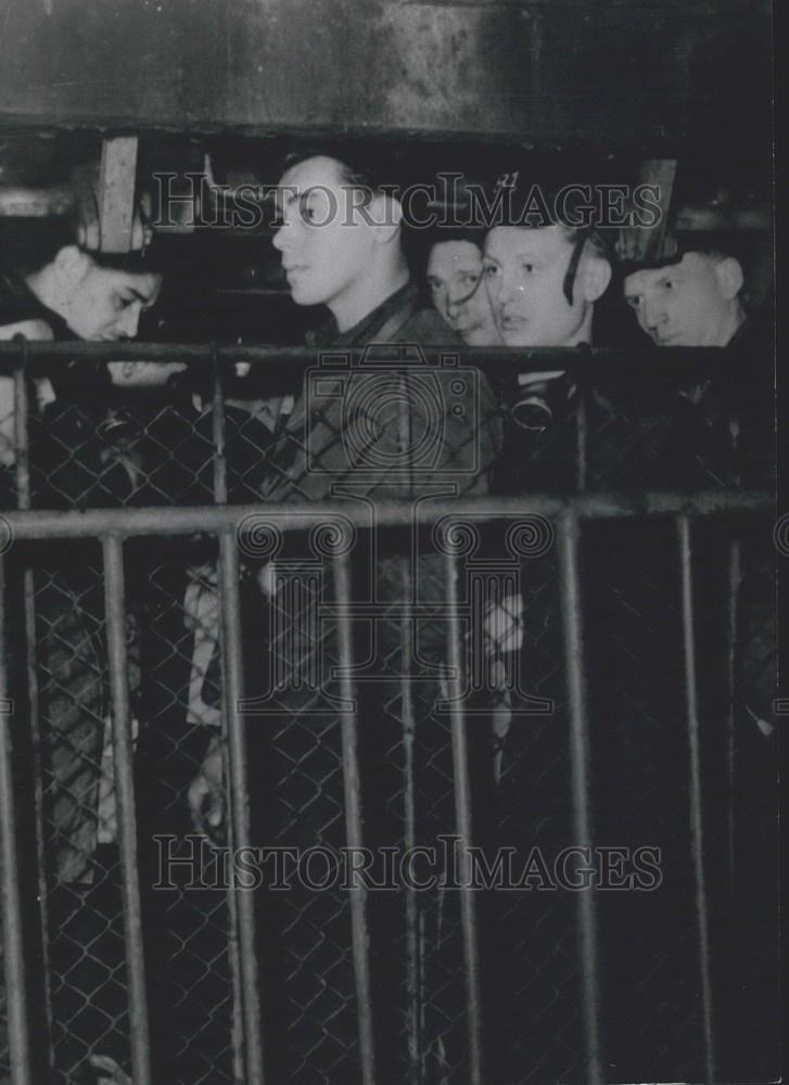 1960 Press Photo 86 Miners Trapped In Karl Marx Mine in Zwickau/East-Germany - Historic Images