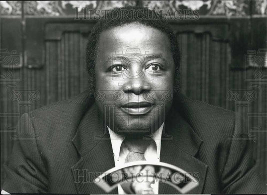 1981 Press Photo Namibia's "Democratic Turnhalle Allegiance" Delegate Kozonquizi - Historic Images