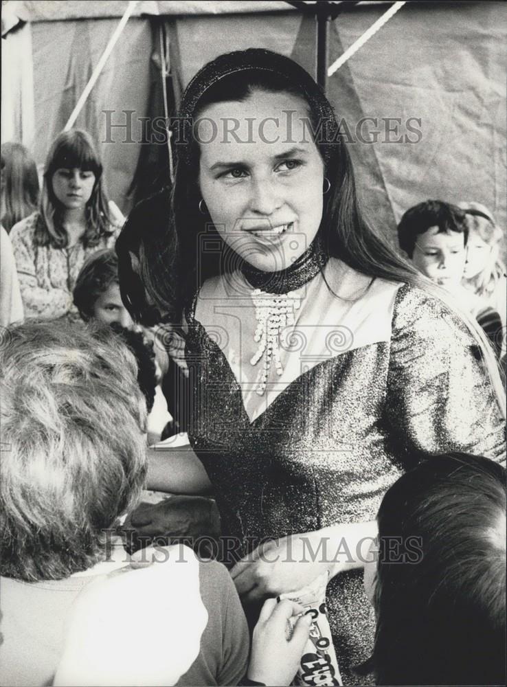 1981 Press Photo Europes youngest circus director: 21 years old Beatrix Holscher - Historic Images