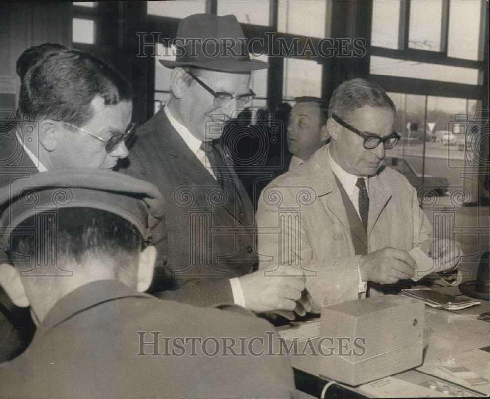 1967 Press Photo Vice President of Common Market Jean Rey - Historic Images