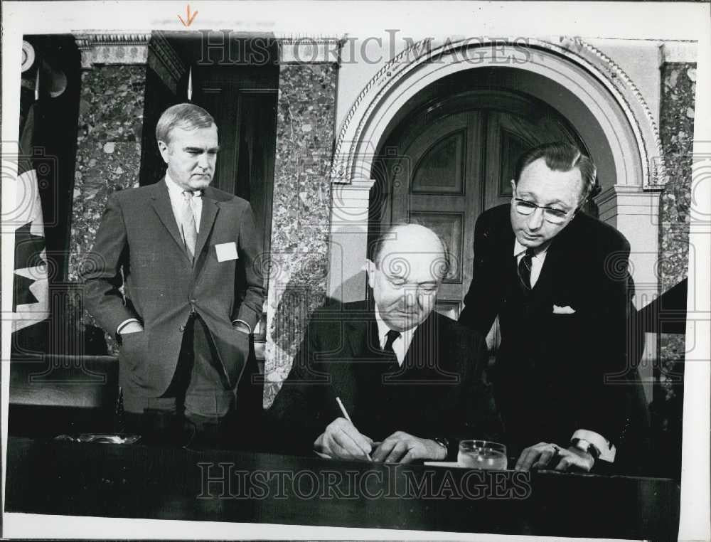 1968 Press Photo Canada-United States Inter Parliamentary Conference - Historic Images