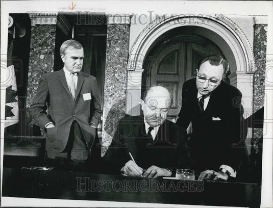 1968 Press Photo Canada-United States Inter Parliamentary Conference - Historic Images