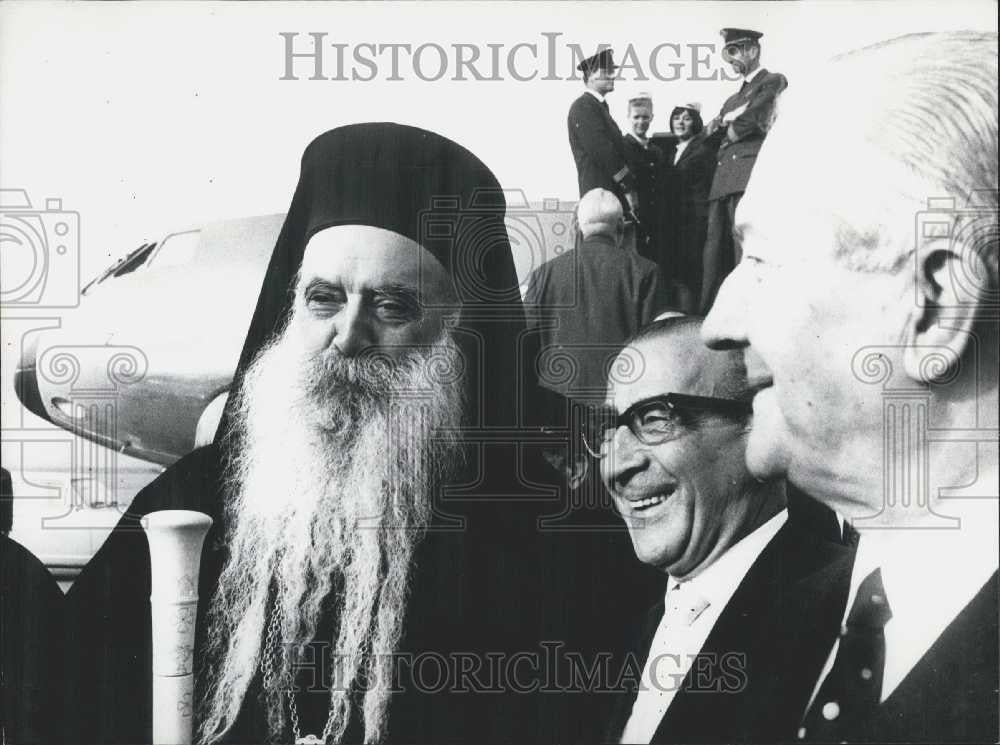 1967 Press Photo Patriarch Athenagoras of the Greek-orthodox church - Historic Images