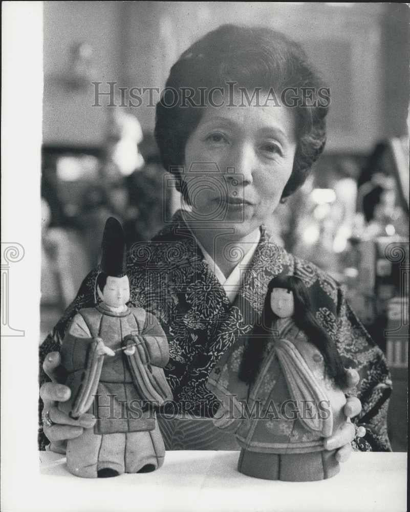 1974 Press Photo Wife of Japanese Ambassador Madame Mori - Historic Images