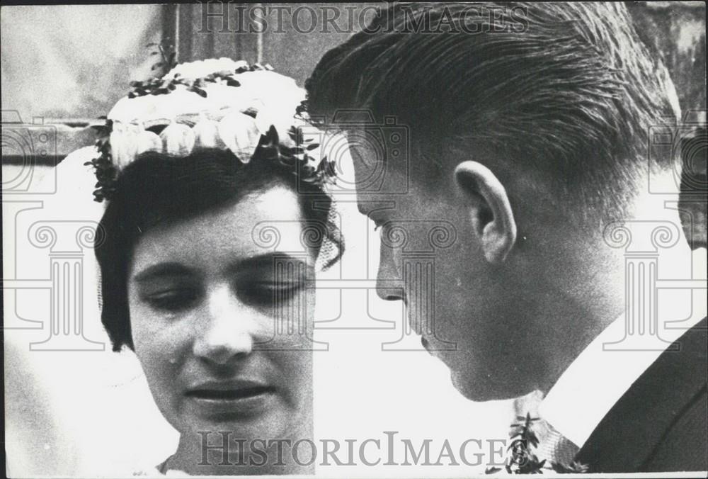 Press Photo Dieter Marotz With Wife Monika - Historic Images