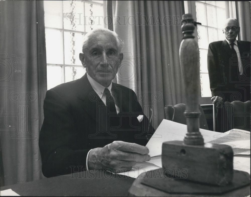 Press Photo Leo F.A. dÃƒÆ’&#39;¢&#39;&#39;¬Erlanger ,Chairman of the Channel Tunnel Co - Historic Images