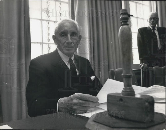 Press Photo Leo F.A. dÃƒÆ’'¢''¬Erlanger ,Chairman of the Channel Tunnel Co - Historic Images