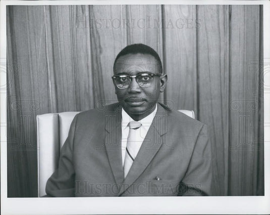 Press Photo Rudolph Grimes, Secretary of State of Liberia - Historic Images