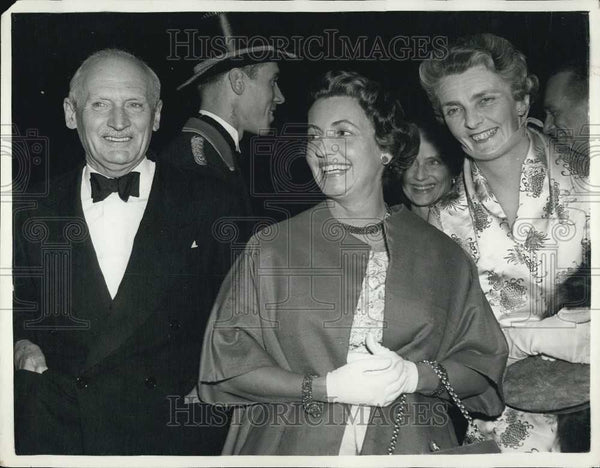 Viscount Montgomery Mrs. Douglas Fairbanks Lady Templer 1956 Vintage ...