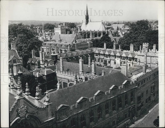 Press Photo University Town of Oxford - Historic Images