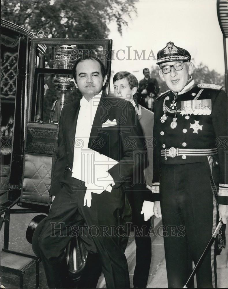 1971 Press Photo Nicaraguan Ambassador H.E. Senor Licenciado Don R P Sanchez - Historic Images