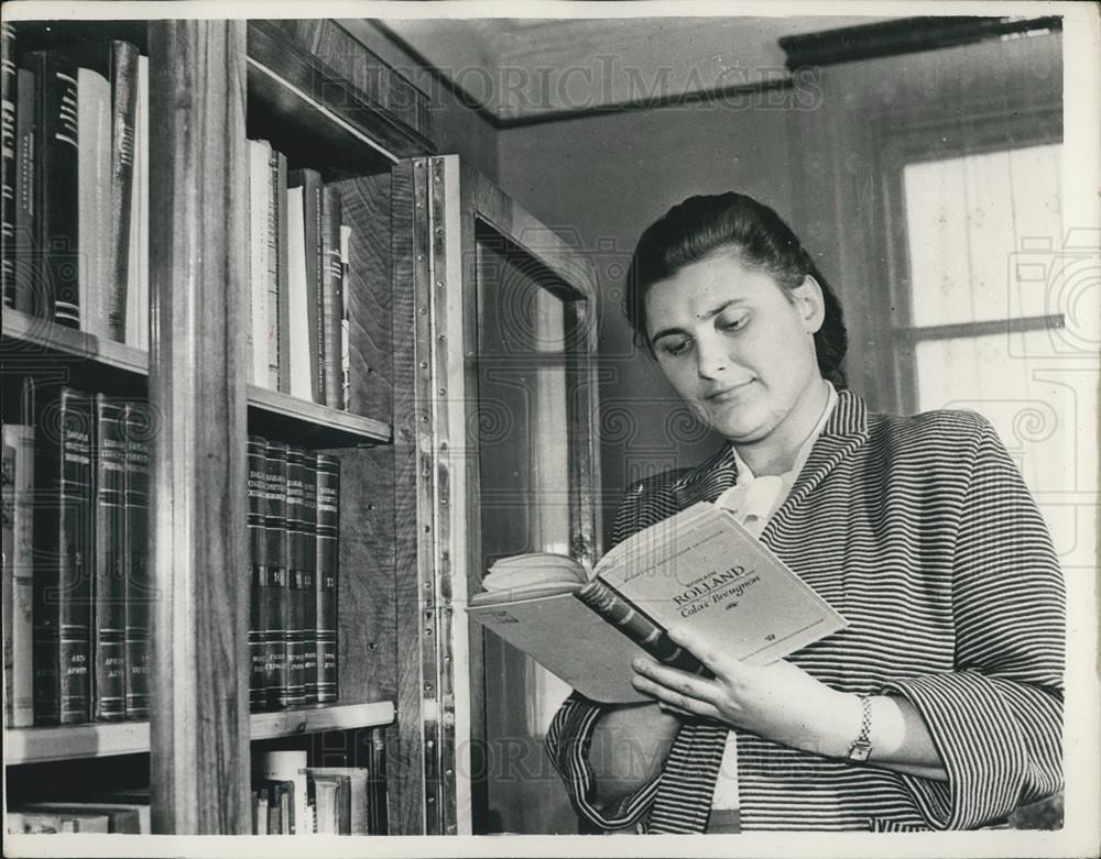 Press Photo Olga Oleinik passed out with honour at the Physico-Mathematical Depa - Historic Images