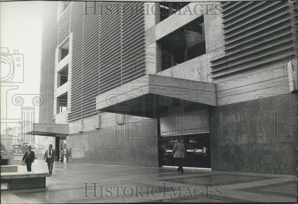 1978 Press Photo Caracas, Venezula: Bank Plaza - Historic Images