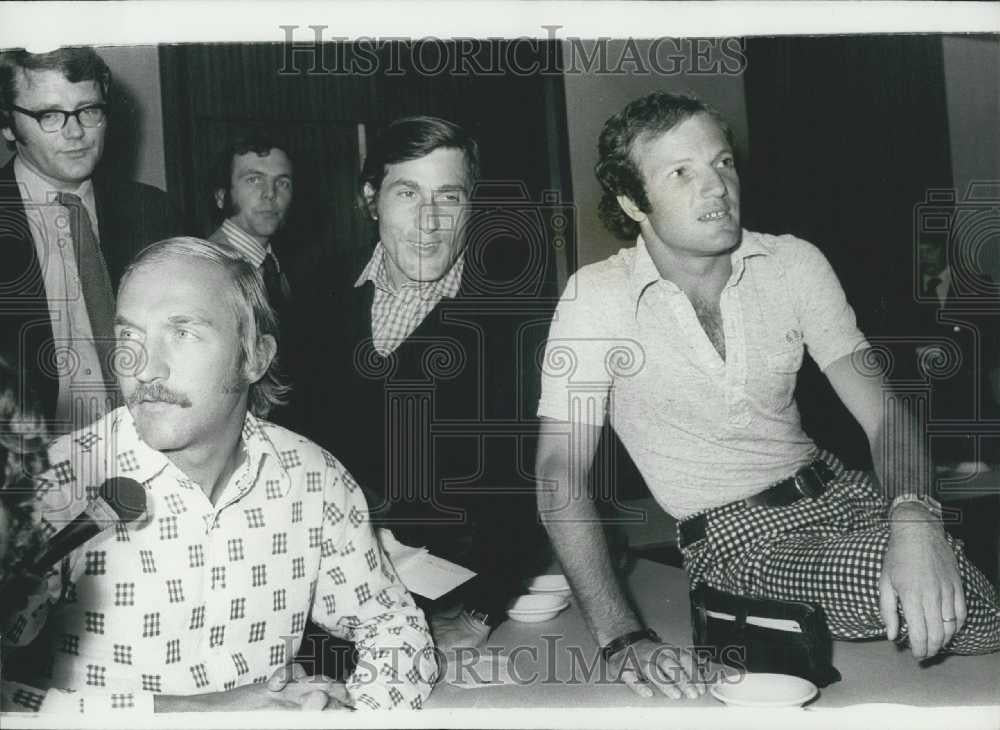 1973 Press Photo Top Professional Players Boycott Wimbledon - Historic Images