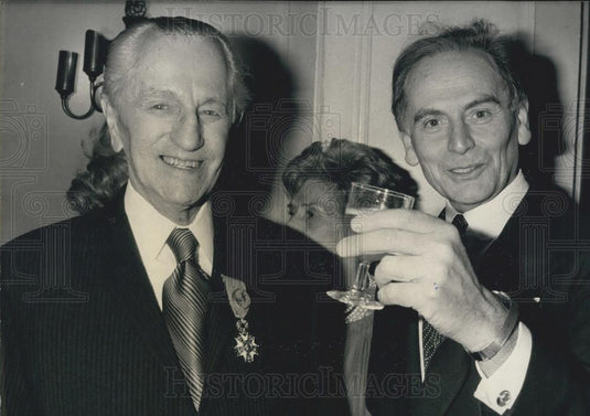 Press Photo Vaudable Grand Patron De Chez Maxim Pierre Cardin - Historic Images