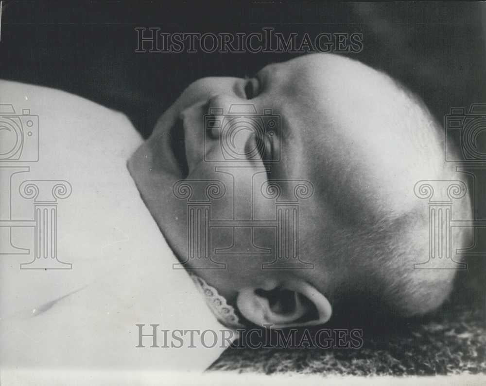 1967 Press Photo Dutch Princess Beatrix's Baby Son Taken By Prince Claus - Historic Images