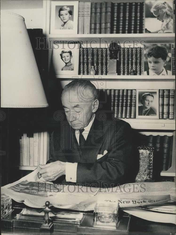 1964 Press Photo Former French Prime Minister Paul Reynaud - Historic Images