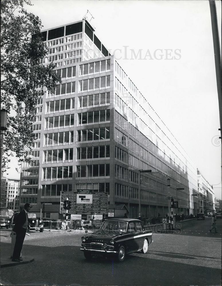 Press Photo Exterior Scotland Yard Building Headquarters - Historic Images