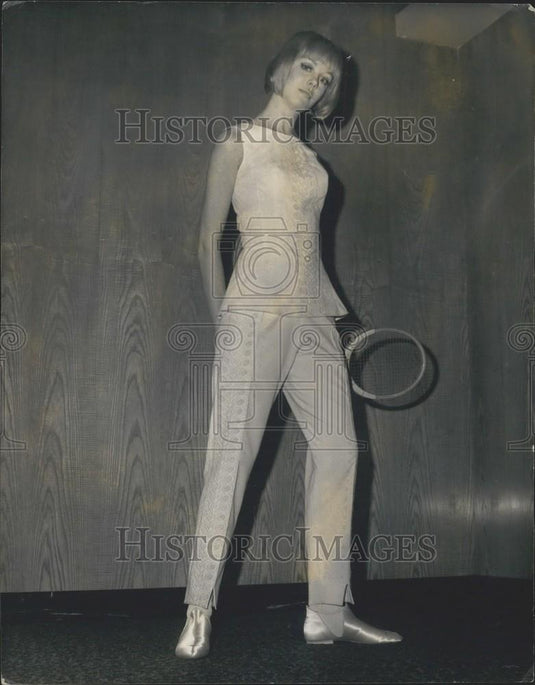 1965 Press Photo Teddy Tinling Collection - "Tennis in Terylene" - Historic Images
