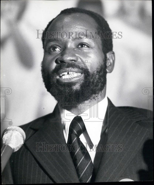 Press Photo Samora Machel - President of Mozambique - Historic Images