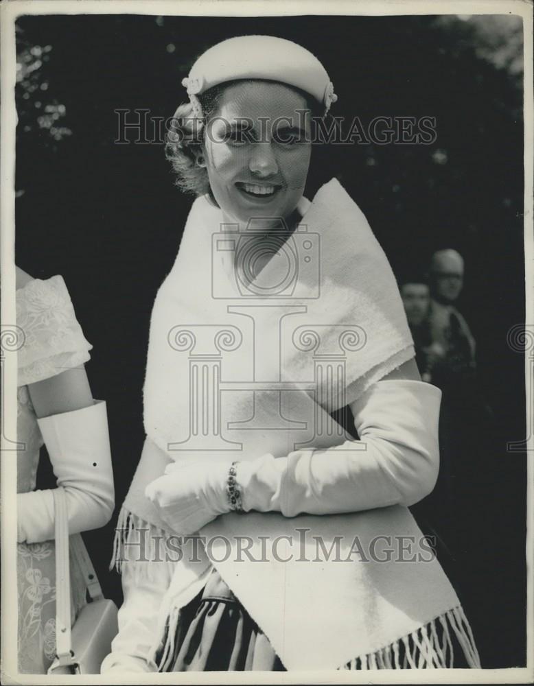 1954 Press Photo Australian Visitor At Royal Ascot Day 2 - Historic Images