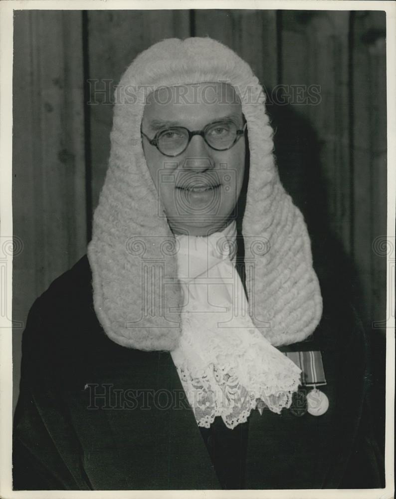 1959 Press Photo New QC Sebastian Somerville Warren Sworn In At House Of Lords - Historic Images