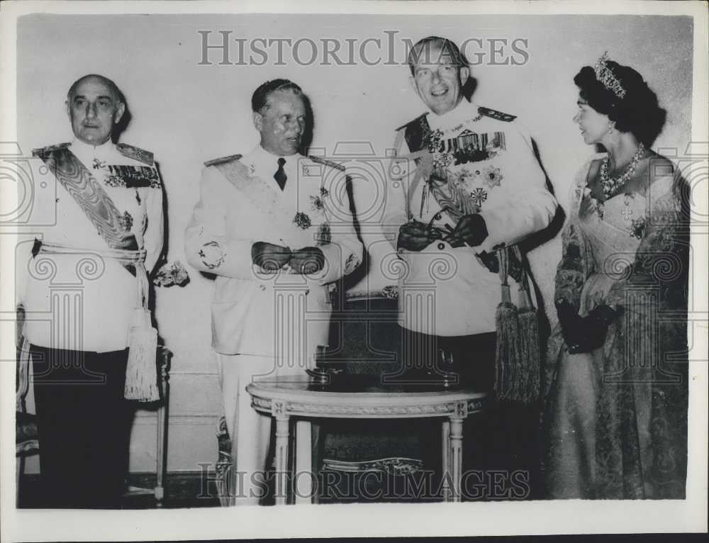 1954 Press Photo Reception in Athens In Honor of President Tito - Historic Images