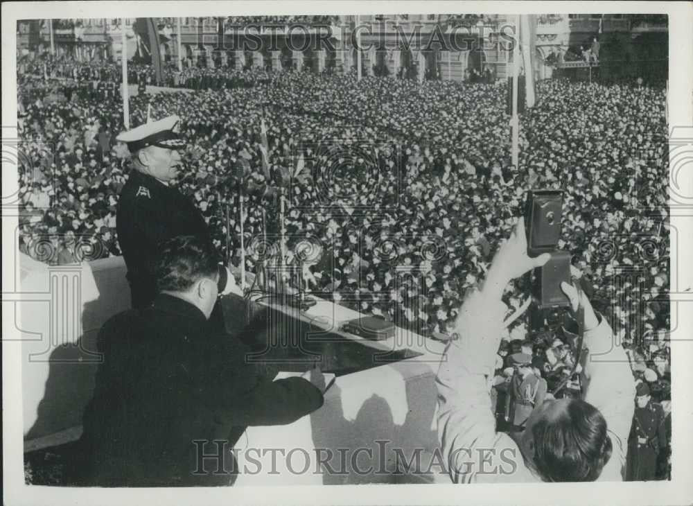 1955 Press Photo Marshal Tito Returns Home - Historic Images