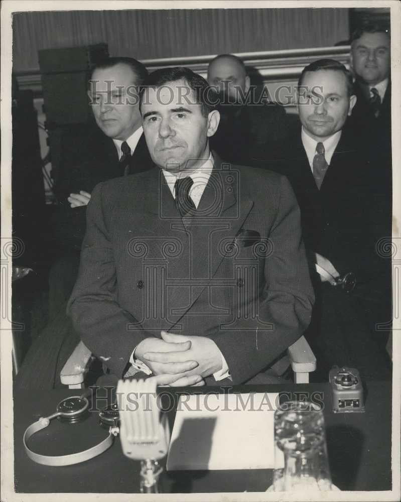 1955 Press Photo The five Nations Armaments talks Andrei Gromyko of the USSR - Historic Images