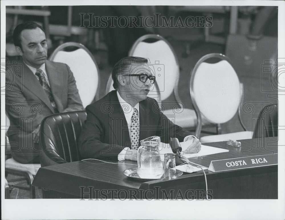 1973 Press Photo Gonsalo J. Facio, Foreign Minister of Costa Rica - Historic Images