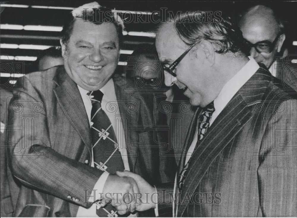 1976 Press Photo West German Christian Social Union To Form Own Group - Historic Images