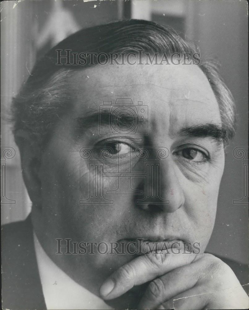 1960 Press Photo Labor Party&#39;s new Deputy Leader, Mr. George Brown - Historic Images