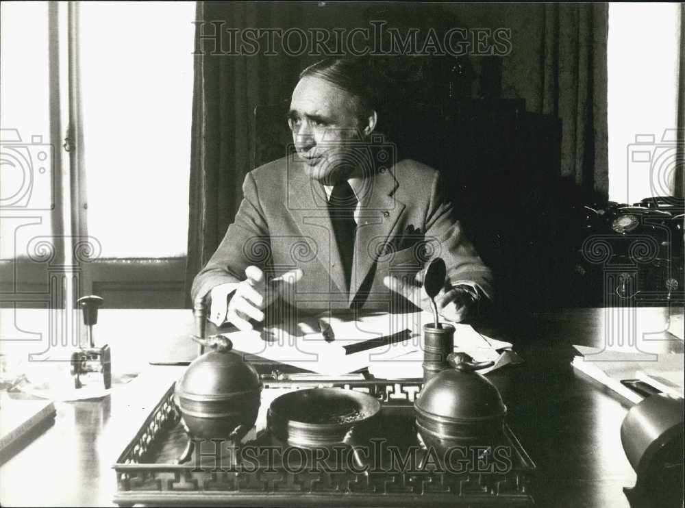 1975 Press Photo General Spinola ex-President of Portuguese Republic - Historic Images