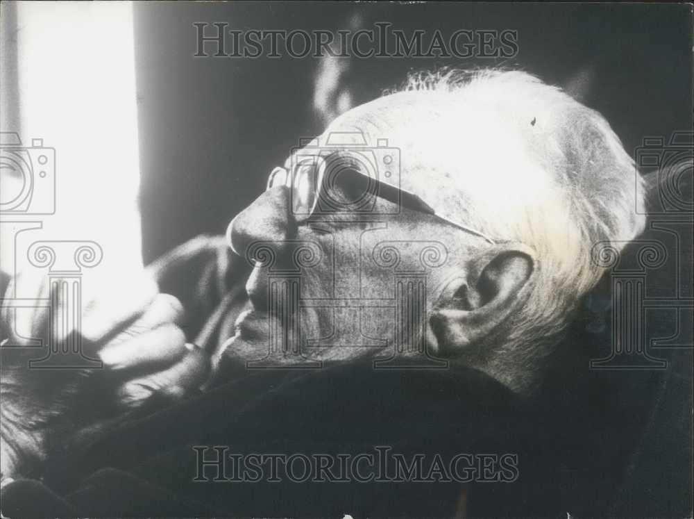 1973 Press Photo Mr. Alexander Sutherland Neill, founder of Summerhill school - Historic Images