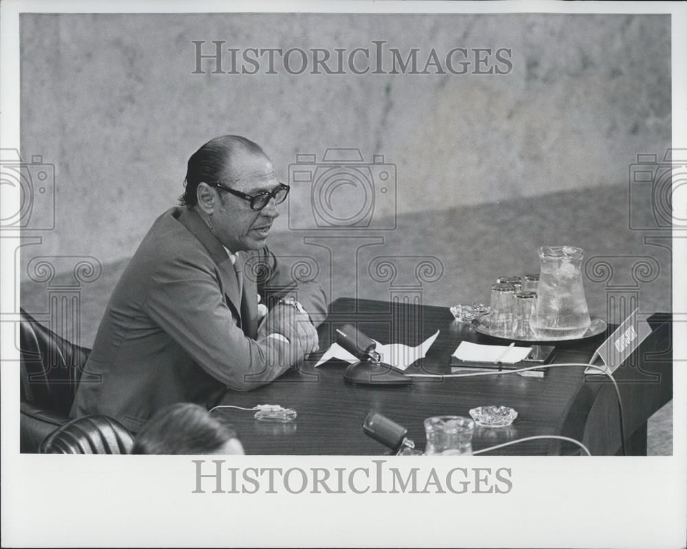 1973 Press Photo Foreign Minister of Panama, Juan Antonio Tack - Historic Images