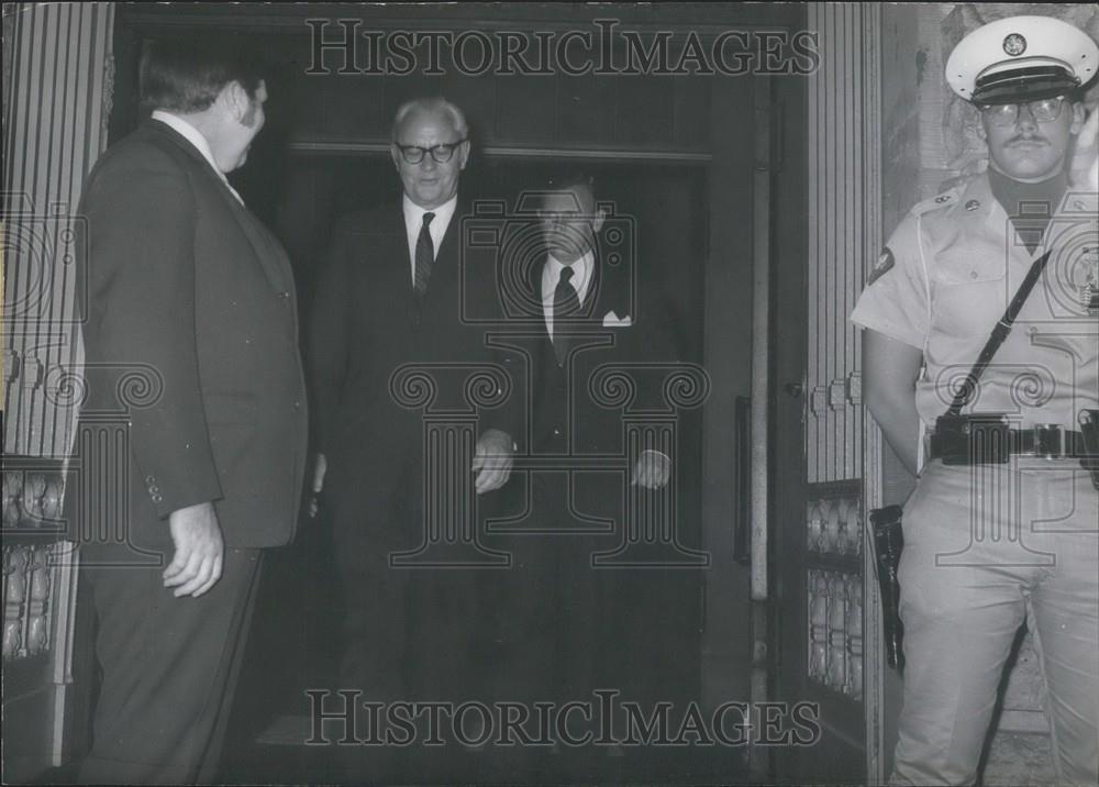 1971 Press Photo American Ambassador Kenneth Rush - Historic Images