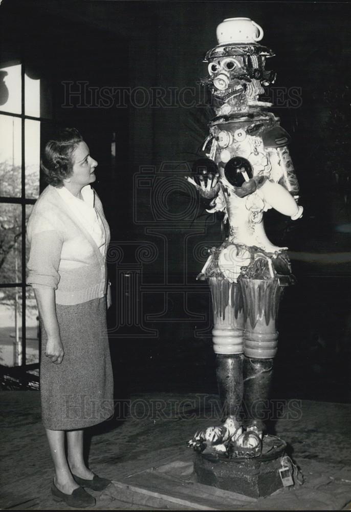 1957 Press Photo Independents Salon Opens Paris Grand Palais-Venus of Asnieres - Historic Images