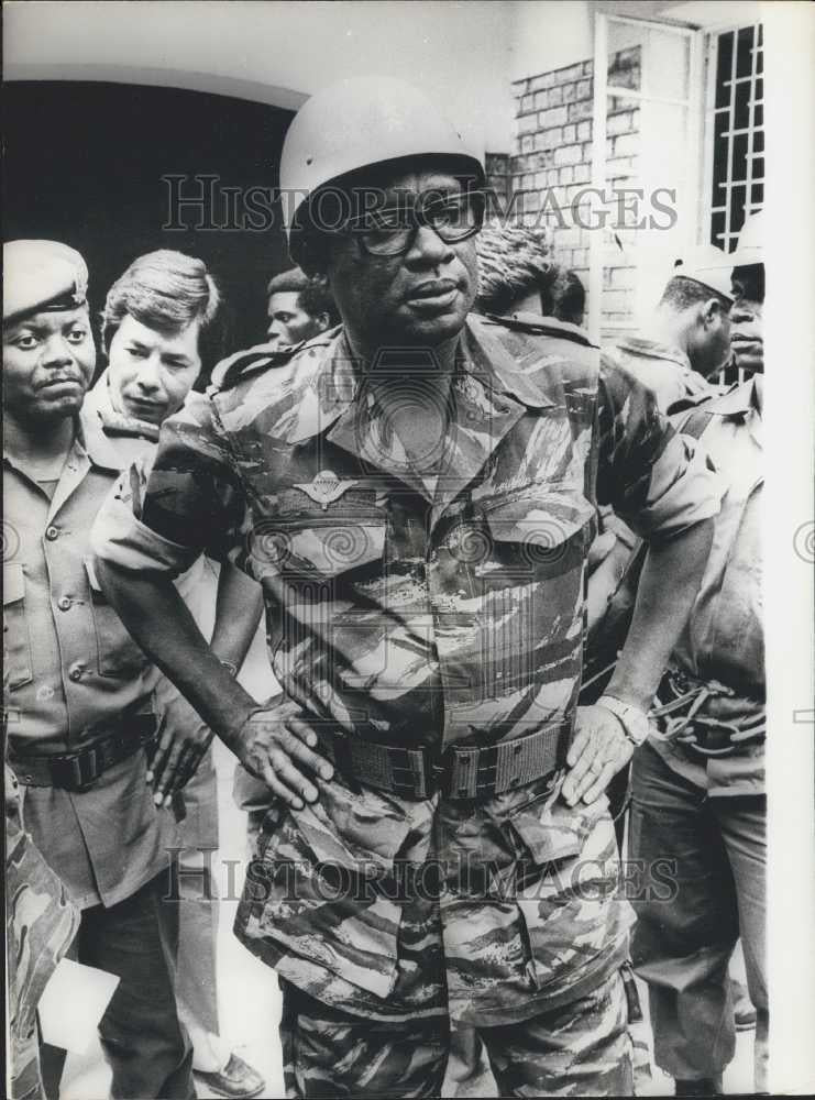 Press Photo President Mobutu Meets His Allies - President Mobutu of Zaire - Historic Images