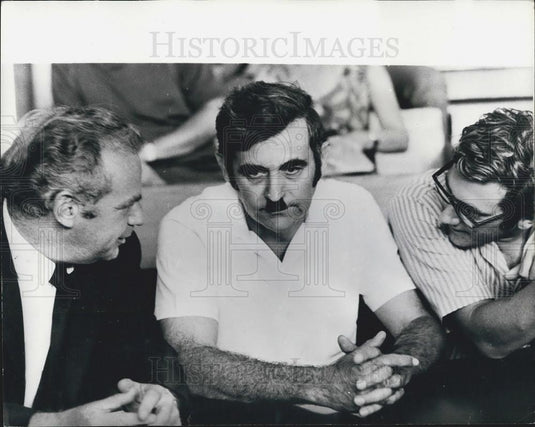 1972 Press Photo Gun Smuggler Amihai Paglin In Tel Aviv Court Irugun Zyai Leumi - Historic Images