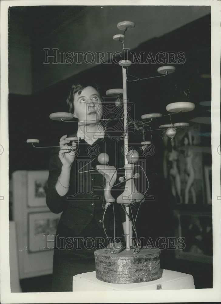 1959 Press Photo National Society Exhibition Tree of Life - Historic Images