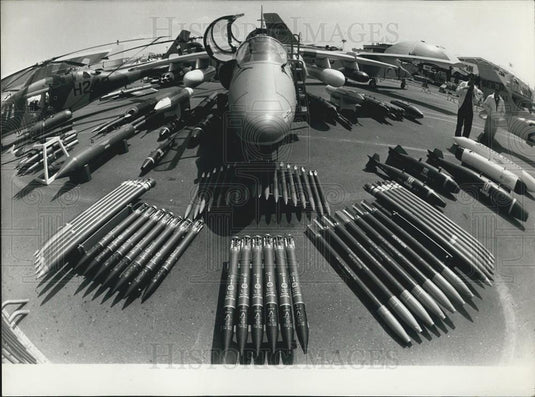 Press Photo 36th Aeronautics and Aerospace Int'l Show In Paris Le Bouget - Historic Images