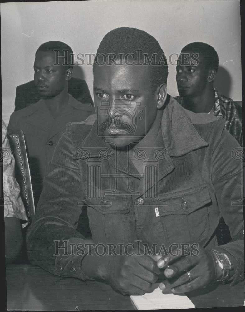 Press Photo Angola: Kabangu: Ng&#39;ola Kabangu, Minster of the Interior, FNLA. - Historic Images