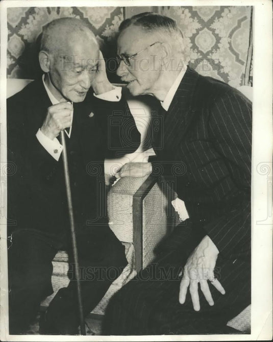 Press Photo Major General Piggott, Takeji Nara - Historic Images