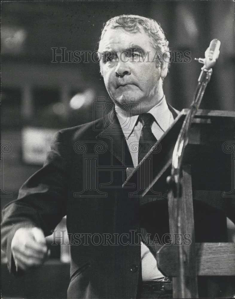 1973 Press Photo Mr. Joe Gormley, President of the Miners Union - Historic Images