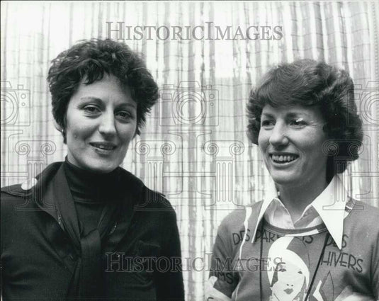 Press Photo Germaine Greer at International Women's Day Conference - Historic Images