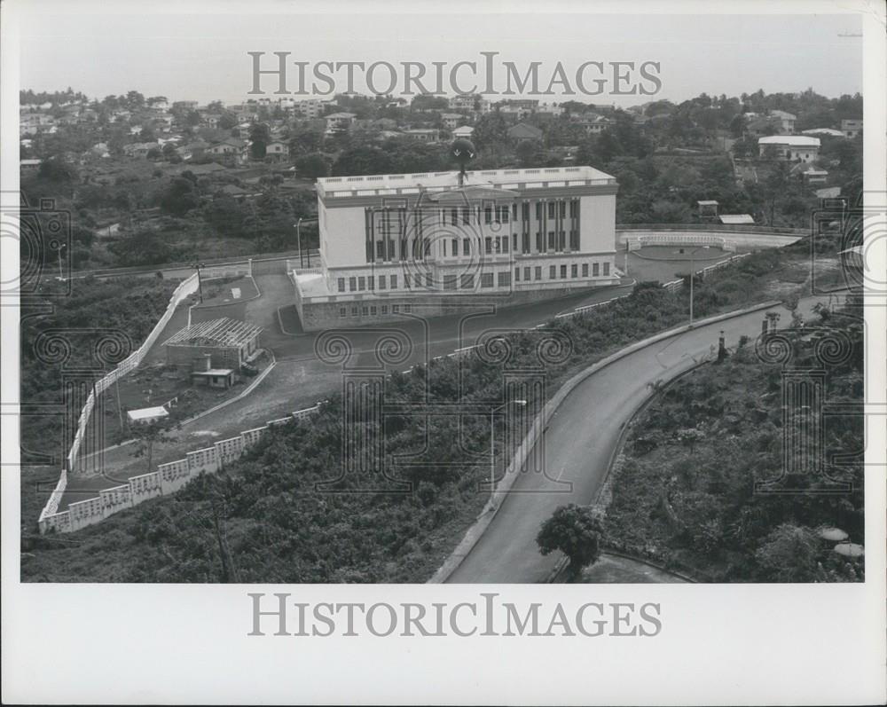 Press Photo New multimillion dollar Masonic building overlooks capitol - Historic Images