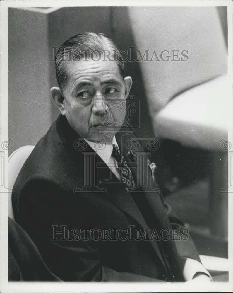 1970 Press Photo Japanese Premier Eisaku Sato UN Anniversary - Historic Images