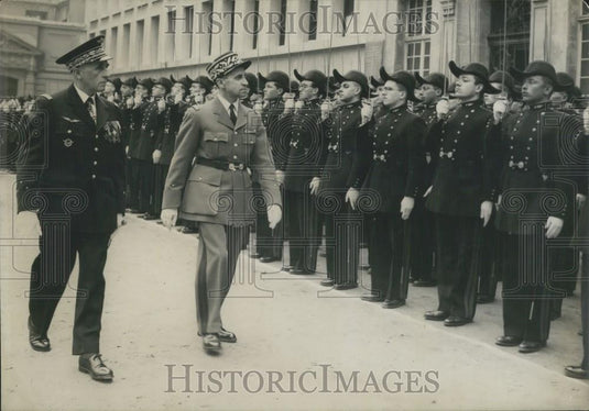 Press Photo General De Boisse, Commander of Polytechnical School & Engineers - Historic Images